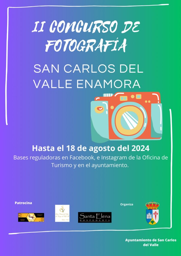 II CONCURSO DE FOTOGRAFÍA «SAN CARLOS DEL VALLE ENAMORA»