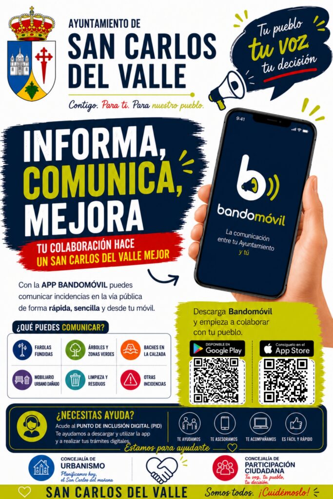 APP SAN CARLOS DEL VALLE INFORMA
